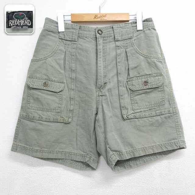 レッドヘッド ショートブッシュパンツ カーキ W33 | 古着