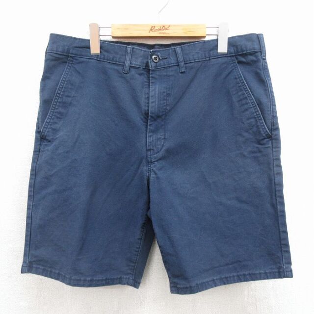 W37★古着 リーバイス Levis ショート パンツ ショーツ メンズ コットン  26jun17