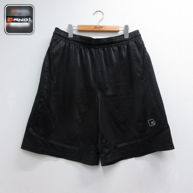 AND1 ショートパンツ ブラック 実寸W36 | 古着