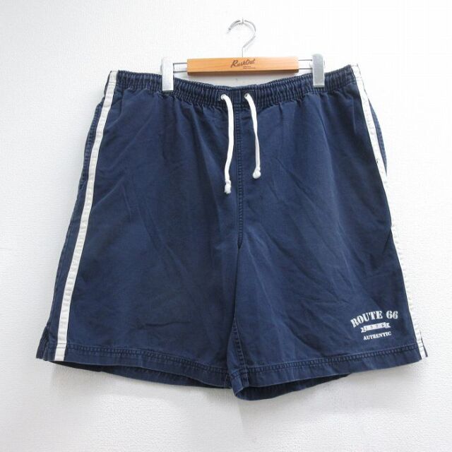ルート66 00s ショートパンツ ネイビー 実寸W36 | 古着