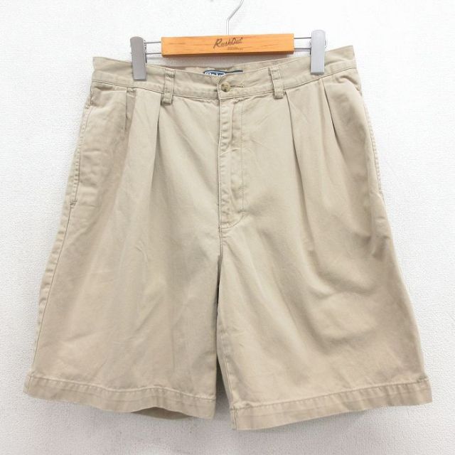 ラルフローレン 90s ショートチノパンツ TYLER ベージュ 実寸W33 | 古着
