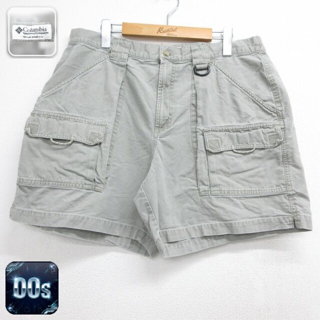 コロンビア 00s ショートブッシュパンツ PFG グレー 実寸W37 | 古着