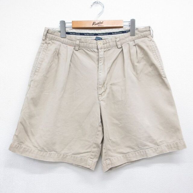 ラルフローレン 90s ショートチノパンツ ベージュ 実寸W32 | 古着