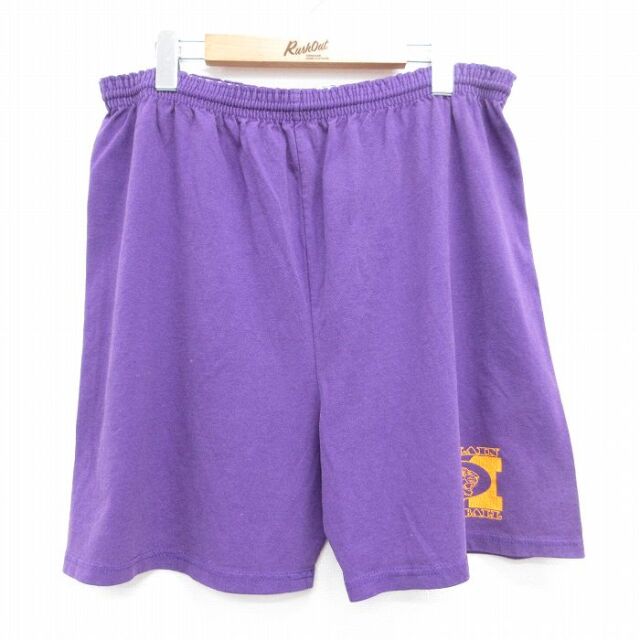 McCLAIN 90s ショートパンツ パープル 実寸W33 | 古着