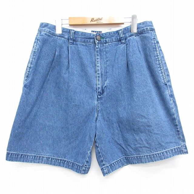 古着通販 W32☆古着 トミーヒルフィガー ショート ブランド パンツ
