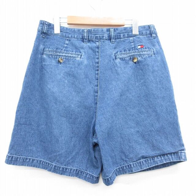 古着通販 W32☆古着 トミーヒルフィガー ショート ブランド パンツ