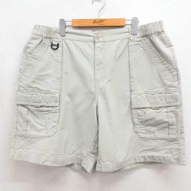 コロンビア 00s ショートブッシュパンツ ベージュ 実寸W40 | 古着