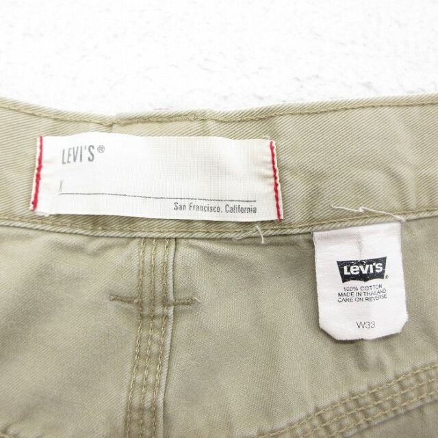 古着通販 W33☆古着 リーバイス Levis ハーフ パンツ ショーツ メンズ