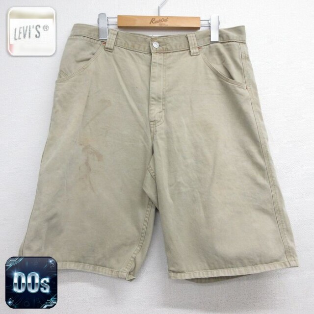 リーバイス 00s ハーフパンツ ベージュ 実寸W33 | 古着