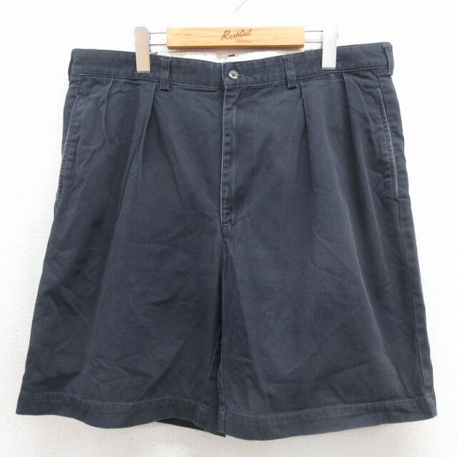 ラルフローレン 90s ショートチノパンツ TYLER ネイビー 実寸W36 | 古着