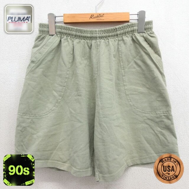 PLUMA 90s ショートパンツ カーキ W33 | 古着