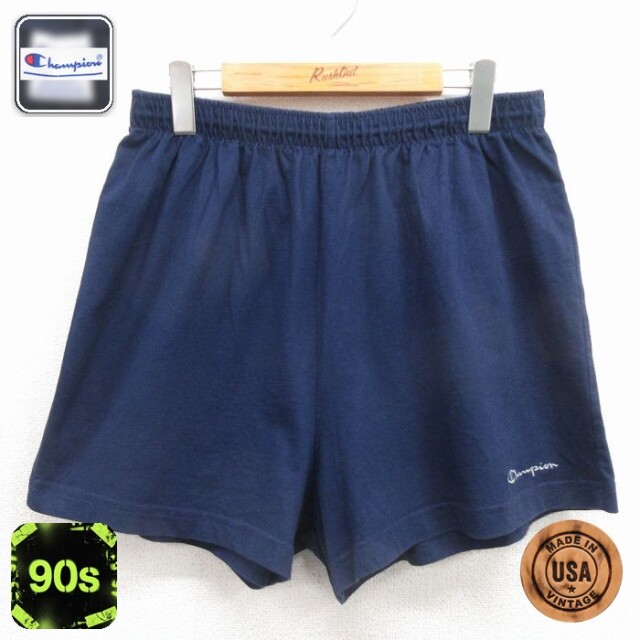 Champion ヴィンテージショートパンツ (made in USA) 古着通販 W35☆古着 チャンピオン champion ショート イージー パンツ