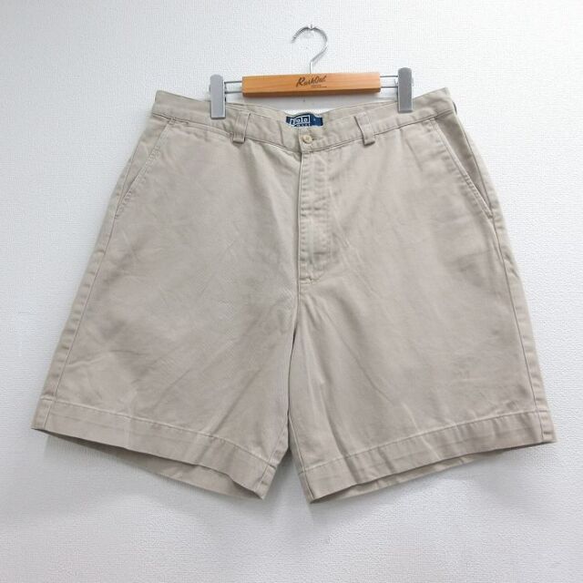ラルフローレン 90s ショートチノパンツ PHILIP ベージュ 実寸W36 | 古着