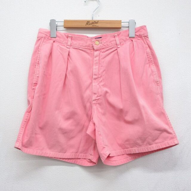 ラルフローレン 90s ショートパンツ ピンク 実寸W31 | 古着