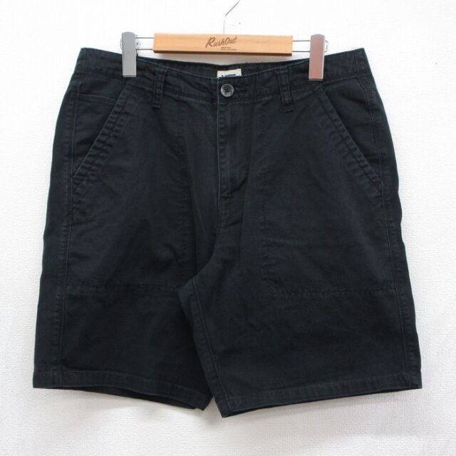 バンズ ショートパンツ ブラック 実寸W32 | 古着