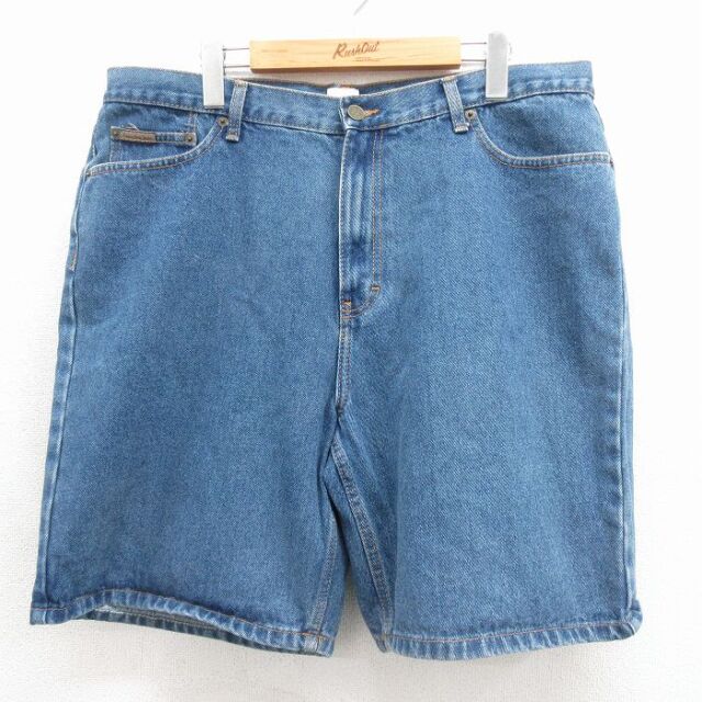 カルバンクライン ショートパンツ ネイビー 実寸W37 | 古着