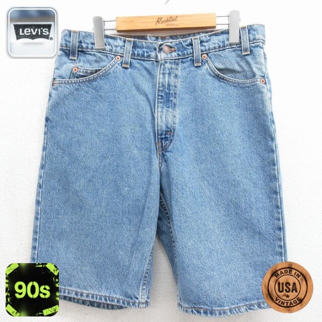 リーバイス550 90s ショートパンツ ネイビー 実寸W32 | 古着