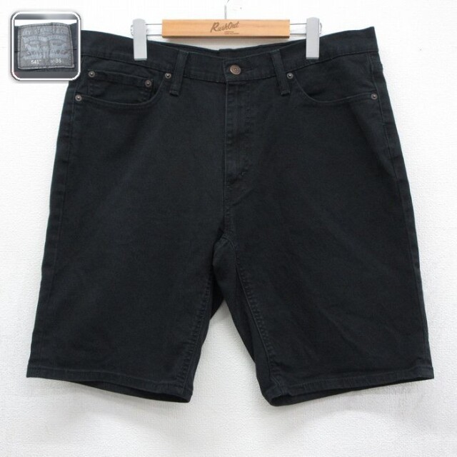 リーバイス541 ショートパンツ ブラック 実寸W37 | 古着