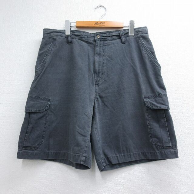 ラルフローレン 90s ショートカーゴパンツ グレー 実寸W34 | 古着