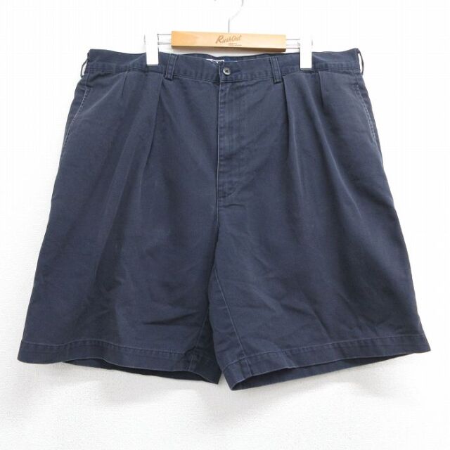 ラルフローレン 90s ショートチノパンツ TYLER ネイビー 実寸W38 | 古着
