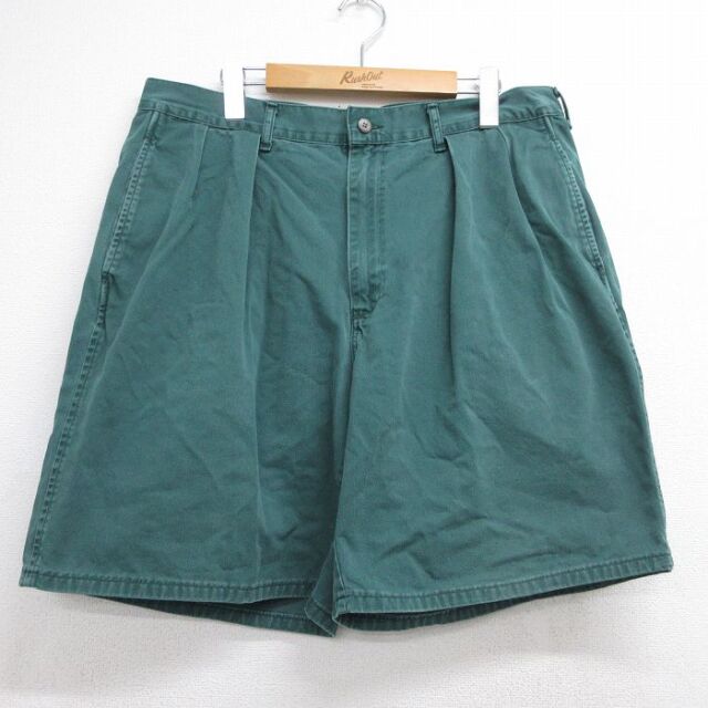 ラルフローレン 90s ショートチノパンツ グリーン 実寸W36 | 古着