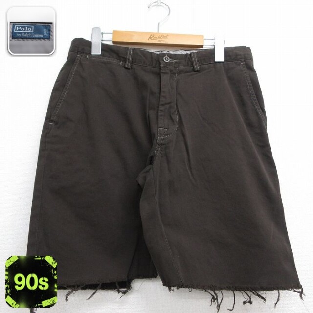 ラルフローレン 90s ショートパンツ ブラウン 実寸W32 | 古着
