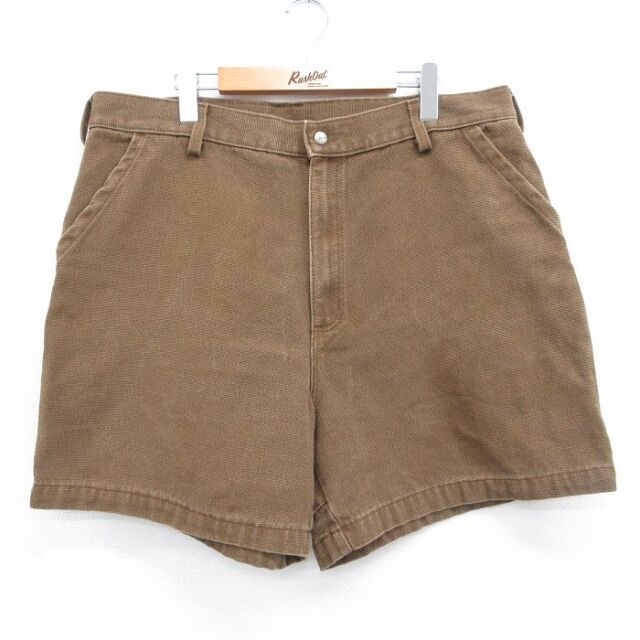 実寸W38 90s ショートパンツ ブラウン | 古着