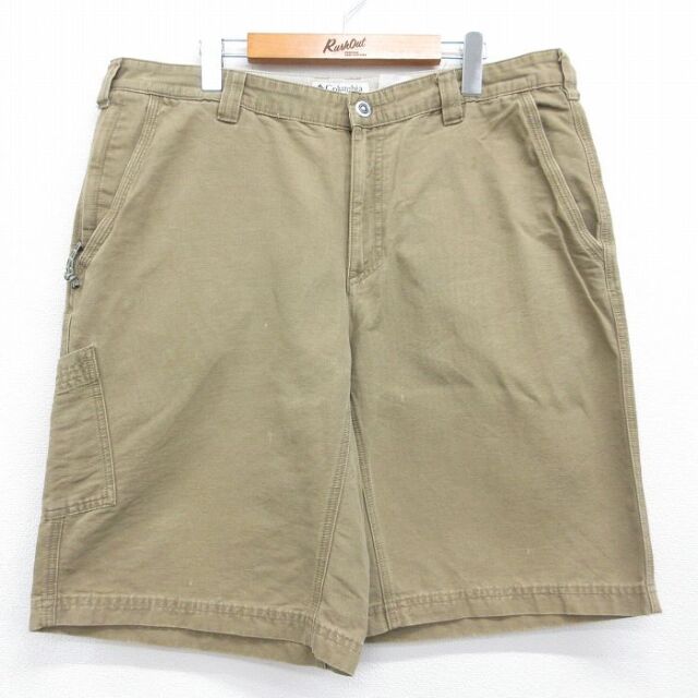 コロンビア 00s ショートパンツ ブラウン 実寸W37 | 古着