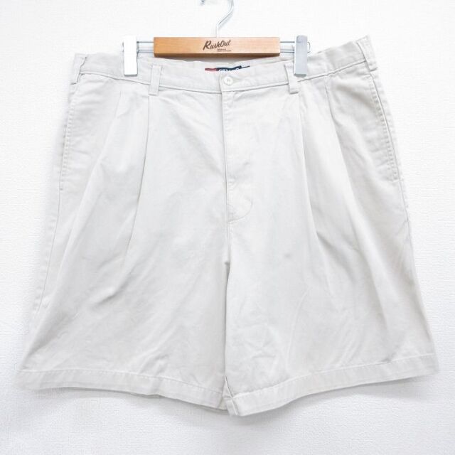 ラルフローレン 90s ショートパンツ ベージュ 実寸W38 | 古着