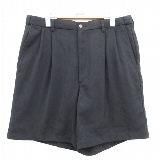 実寸W36 ショートパンツ ブラック メンズ | 古着