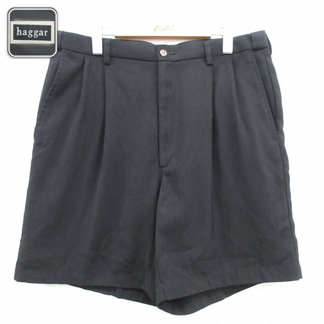 実寸W36 ショートパンツ ブラック メンズ | 古着