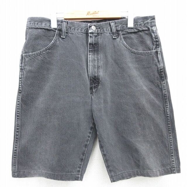 実寸W36 ショートパンツ ブラック | 古着