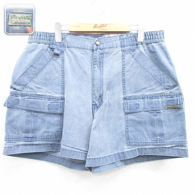 実寸W36 ショートパンツ ネイビー | 古着