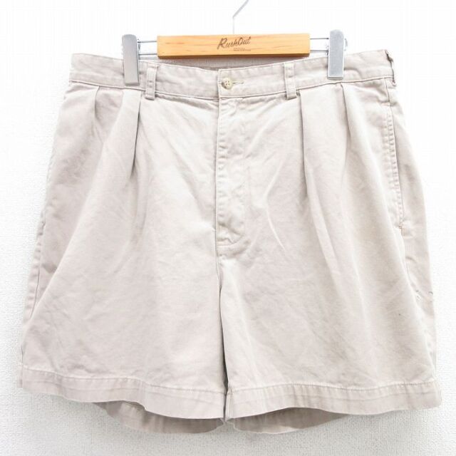 ラルフローレン 90s ショートチノパンツ ANDREW ベージュ 実寸W34 | 古着