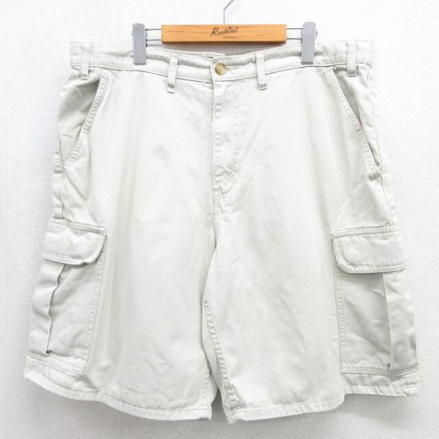 古着通販 W33☆古着 ショート ミリタリー カーゴ パンツ ショーツ