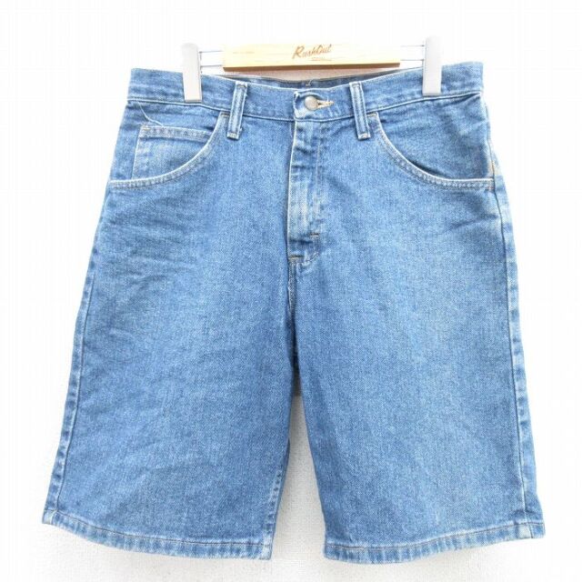 ラングラー ショートパンツ ネイビー 実寸W32 | 古着