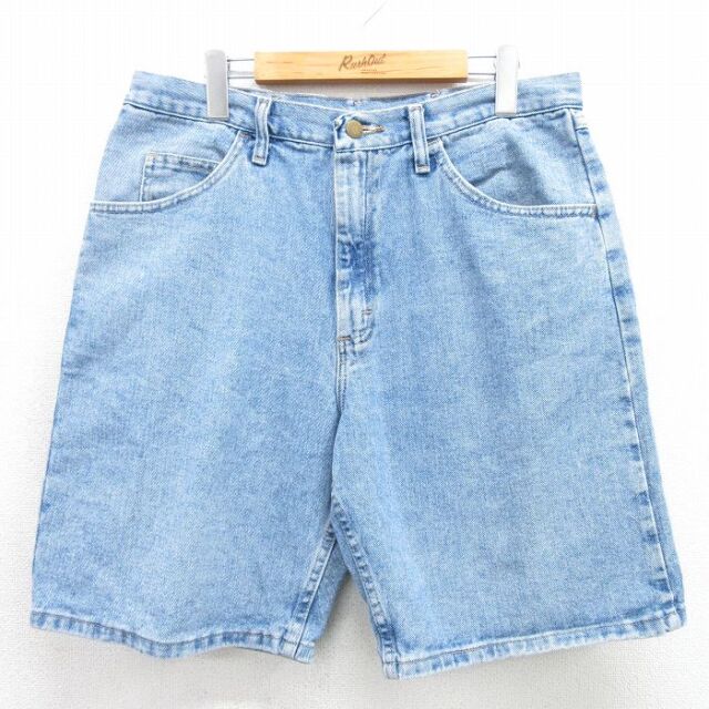 ラングラー ショートパンツ ネイビー 実寸W34 | 古着