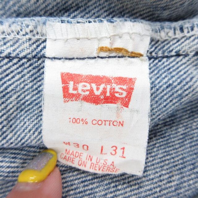 古着通販 W30☆古着 リーバイス Levis 505 ハーフ パンツ ショーツ