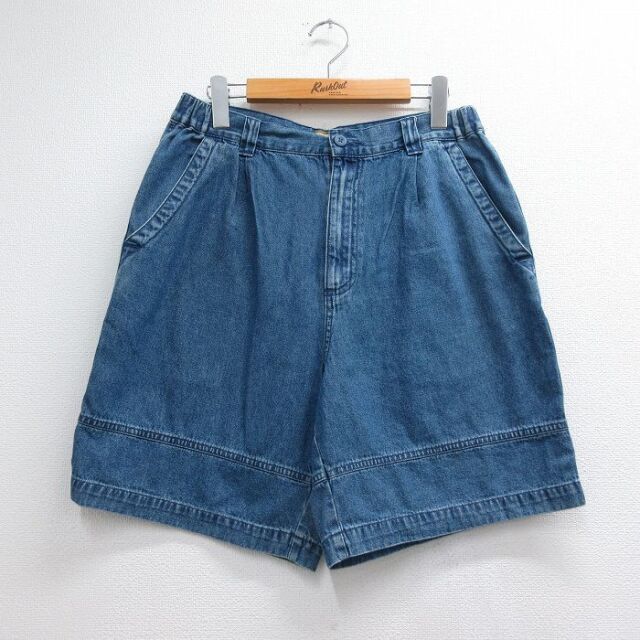 実寸W32 ショートパンツ ネイビーデニム | 古着