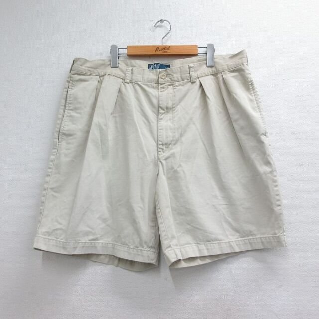ラルフローレン 90s ショートチノパンツ ベージュ 実寸W40 | 古着
