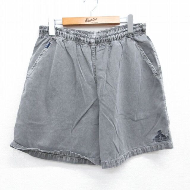 実寸W30 ショートパンツ グレー メンズ | 古着