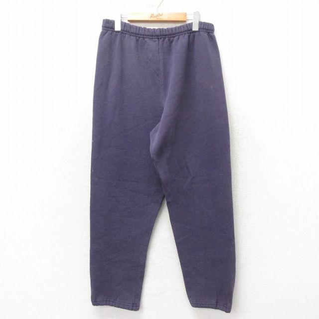 【20%OFF】W36★古着 ラッセル スウェット パンツ メンズ 90年代 90s USA製 紫 パープル 25feb21 中古 ボトムス ロング