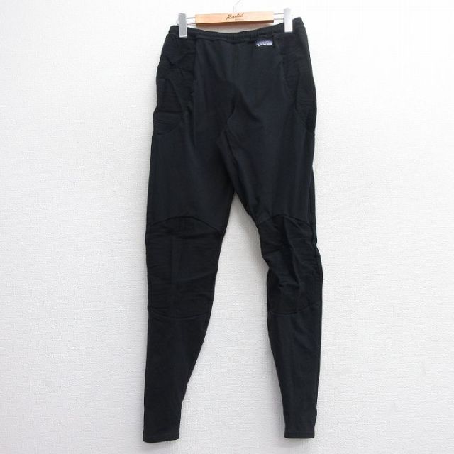 W30★古着 パタゴニア patagonia イージー パンツ メンズ 90年代 90s USA製 黒 ブラック 【spe】 25mar11 中古 ボトムス ロング