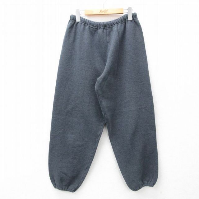 W33★古着 ラッセル スウェット パンツ メンズ 00年代 00s 無地 グレー 霜降り 25mar12 中古 ボトムス ロング