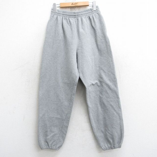 W32★古着 フルーツオブザルーム スウェット パンツ メンズ 00年代 00s 無地 グレー 霜降り 25apr17 中古 ボトムス ロング