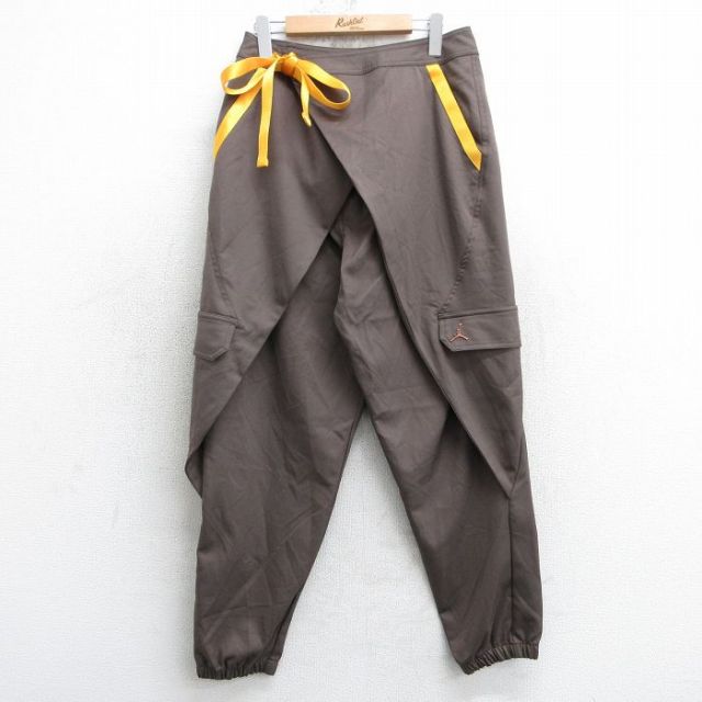 W30★古着 カーゴ パンツ メンズ マイケルジョーダン エアジョーダン 茶 ブラウン 25apr17 中古 ボトムス ロング