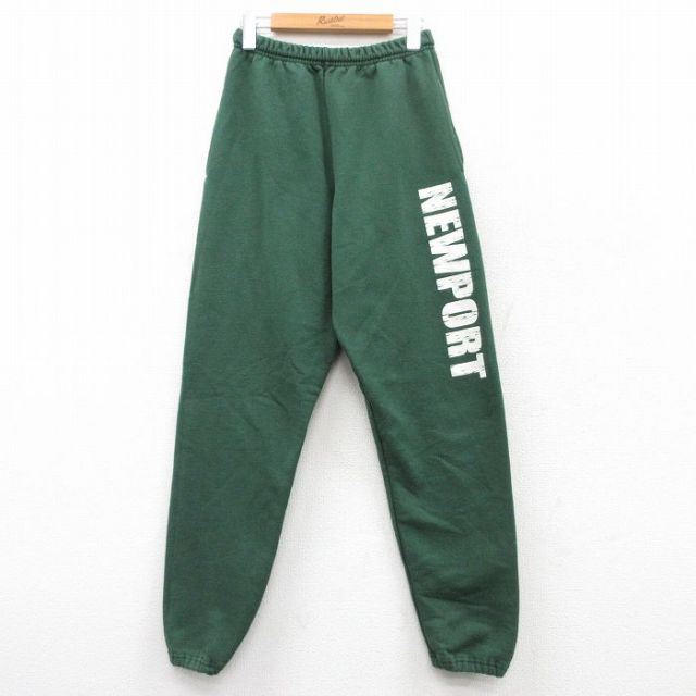 W31★古着 ジャージーズ スウェット パンツ メンズ 00年代 00s ニューポート 緑 グリーン 25may30 中古 ボトムス ロング