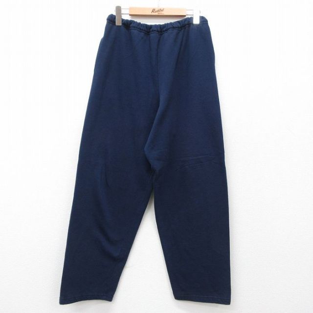 【50%OFF】W33★古着 ジャージーズ スウェット パンツ メンズ 00年代 00s 無地 濃紺 ネイビー 25jun28 中古 ボトムス ロング