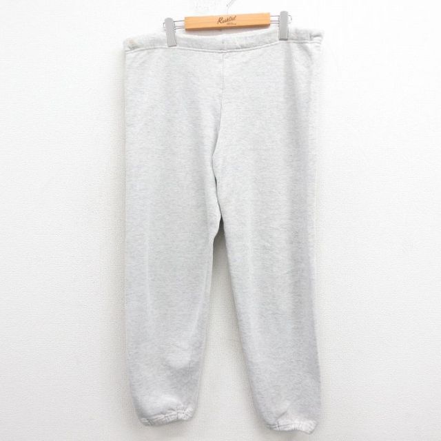 W34★古着 ラッセル スウェット パンツ 90年代 90s 無地 USA製 グレー 霜降り 【spe】 25aug06 中古 メンズ ボトムス ロング