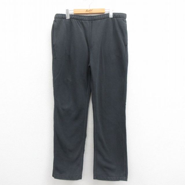 W39★古着 カーハート Carhartt スウェット パンツ メンズ 大きいサイズ 黒 ブラック 25aug06 中古 ボトムス ロング